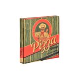 Miyo Ambalaj Pizza Kutusu 22 cm 100'lü Paket | 22x22x4 cm Oluklu Karton Baskılı Ambalaj