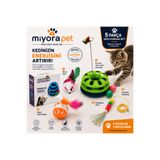 miyora 5 Parça Kedi Oyuncak Seti **Papyon Hediyeli