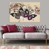Miyrem (2685) Exclusive Serie" Kelebek Kanvas Tablo 40 x 60