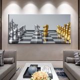 Miyrem (3282) Exclusive Serie" Satranç Tahtası Kanvas Tablo 100 x 70