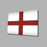 Miyrem İngiltere Bayrağı Cam Tablo England Flag 110X70- myrm12324