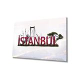 Miyrem İstanbul YazılıCam Tablo 36x23- myrm902