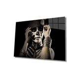 Miyrem Kadınlar Kafatası Makyaj Cam Tablo 110X70- myrm9252