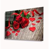 Miyrem Kalpler ve Güller Cam Tablo36x23- myrm6850