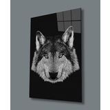 Miyrem Kurt Hayvan Cam Tablo 50X70- myremNM393