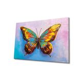 Miyrem Renkli Kelebek Cam Tablo, Colorful Butterfly110X70- myrm1000