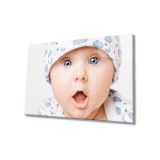 Miyrem Şapkalı Bebek Cam TabloBaby Table With Hat 110X70- myrm7392