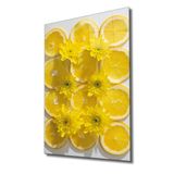 Miyrem Sarı Limonlar Cam Tablo Yellow Lemons 36x23- myrm10690