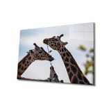 Miyrem Zürafa Cam Tablo 36x23- myrm1526