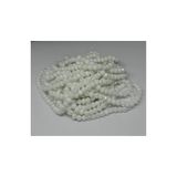 miyuart 6 mm Kristal Boncuk, Dizili Kristal Boncuk ( 2 Dizi ) beyaz