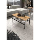 Miyuhome 2 Raflı Metal Orta Sehpa Dekoratif Sehpa Lüx Metal Raflı Sehpa Iki Katlı Salon Sehpa