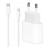 Miyuu Apple İphone 13 Mini Uyumlu 20W Usb-C Güç Adaptörü + 1m Usb-C Lightning Şarj Kablosu Seti