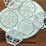 Mizaku Mandala Desenli Kurabiye Kalıbı 3'lü Set