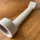 Mizaku Taşınabilir Tuvalet Duşu Taharet Musluğu Portatif Bidet 1 Litre Ve Üzeri Pet Şişeler İçin (Beyaz)