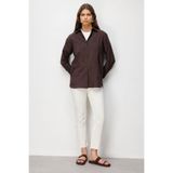 Mizalle Geniş Manşet Detaylı Düğmeli Tunik, L, M2MZ1030130096, Kahverengi, Kadın
