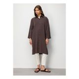 Mizalle Kahverengi Tunik, M, 5003387996, Kahve, Kadın