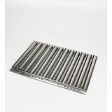 Mizan 31 x 50 cm Oluklu Krom Köfte Izgarası Kaliteli Malzeme ile Uzun Ömürlü Kullanım