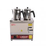 Mizan Mc216 20 Lt Çift Demlikli Pleytsiz Elektrikli Çay Kazanı 2 Adet Demlik Hediyeli Çay Ocağı