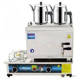 Mizan Mizan Mc102 Cay Kazani Lpg Tuplu Cift Demlik Kahveci Ocagi 20 Lt + 2 Demlık
