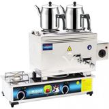 Mizan Mizan Mc403 Cay Kazani Lpg Tuplu Elektrikli Cift Demlik Kahveci Ocagi 20 Lt 2 Demlık