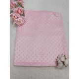 Mızmız Bebek Nohut Battaniye Astarlı - 75 x 75 cm - Pembe