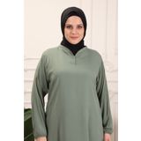 MIZMIZ Dokuma Viskon Yumuşak Kumaş Tunik