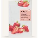 Mizon Joyful Time Essence Mask Strawberry Nemlendirici Yüz Maskesi - Kırmızı-RD107