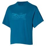 MIZUNO Athletics Graphic Kadın Tişört Mavi