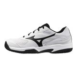 Mizuno Break Shot 5 cc Beyaz / Siyah Erkek Tenis Ayakkabısı Hafif ve Esnek Taban Yapısı - Renkli