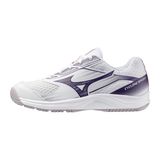 Mizuno Cyclone Speed 5 Kadın Voleybol Ayakkabısı Beyaz / Lacivert Nefes Alabilir Yapı ile Spor ve Günlük Kullanıma Uygun - Beyaz - Lacivert