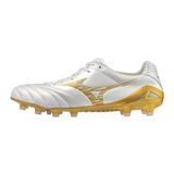 Mizuno Monarcida Neo 3 Elite Erkek Krampon Beyaz / Altın