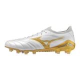 Mizuno Morelia Neo 4 Beta Japan Erkek Krampon Beyaz / Altın - Renkli