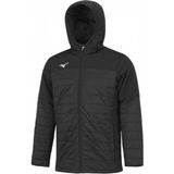 Mizuno Sapporo Hybrid Jkt Mont Erkekler İçin Siyah Renk Modern Kesim Tasarım - XS