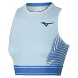 Mizuno Stargazer Crop Top Kadın Tişört Beyaz / Mavi