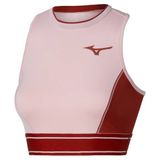 Mizuno Stargazer Crop Top Kadın Tişört Pembe / Kırmızı