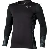Mizuno Virtual Body G5 Crew Neck Erkek Termal Içlik Siyah Nefes Alabilir Kumaş ve Rahat Kesim
