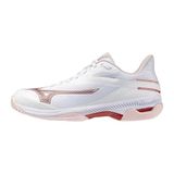 Mizuno Wave Exceed Court Ac Kadın Tenis Ayakkabısı Beyaz / Kırmızı