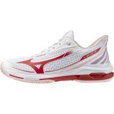 MIZUNO Wave Exceed Tour 7 AC Kadın Tenis Ayakkabısı Beyaz / Kırmızı