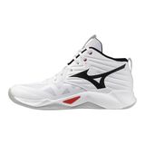 Mizuno Wave Momentum Pro Mıd Voleybol Ayakkabısı Beyaz Hafif ve Esnek Tasarım ile 45 Numarada - Çok Renkli