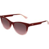 Mj 0588S 003 52 Maui Jim Polarize Güneş Gözlüğü - Pembe - Kırmızı