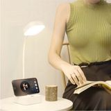 MJ TECH Yeşil Şarjlı Masa Lambası Dokunmatik 20 Led Kademeli Çalışma Okuma Işığı Flexible Masa Lambası