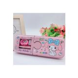 MJ TOYS Kawaii Sanrio My Melody Metal Kalem Kutusu Kırtasiye Seti Cinnamoroll Kuromi Kalemlik Hediye Seti
