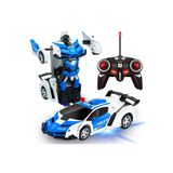 MJ TOYS Oyuncak Uzaktan Kumandalı Transformers Tarzı Robota Dönüşen Oyuncak Araba Polis