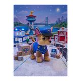 MJ TOYS Paw Patrol Köpek Yürüyen, Havlayan Müzikli Tasmalı Kumandalı Peluş Oyuncak Chase Mavi