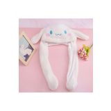 MJ TOYS Sanrio Kuromi Cinnamoroll My Melody Şapka Kulakları Hareket Eden Şapka Işıklı Modlu Peluş Bere Şapka