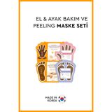 Mjcare El Ayak Peeling ve Bakım Maske Seti - 4 Aşamalı Profesyonel Yenileme ve Bakım Seti