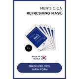 Mjcare Men's Cica Refreshing Mask 5'li - Erkeklere Özel Canlandırıcı Yarım Yüz Maskesi