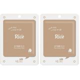mjcare mijin cosmetics On Rice Extract Mask Pirinç Özlü Yüz Maskesi 2li paket