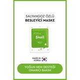 MJCARE On Snail Mask - Salyangoz Özlü Onarıcı ve Nemlendirici Yüz Maskesi