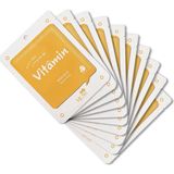 MJCARE On Vitamin Mask 10'lu - Aydınlatıcı ve Canlandırıcı Vitamin Bombası Yüz Maskesi